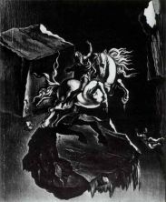 Haga click para ver la imagen ampliada 1947_11_rock and infuriated horse sleeping under the sea 1947.jpg